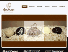 Tablet Screenshot of chocoart.es